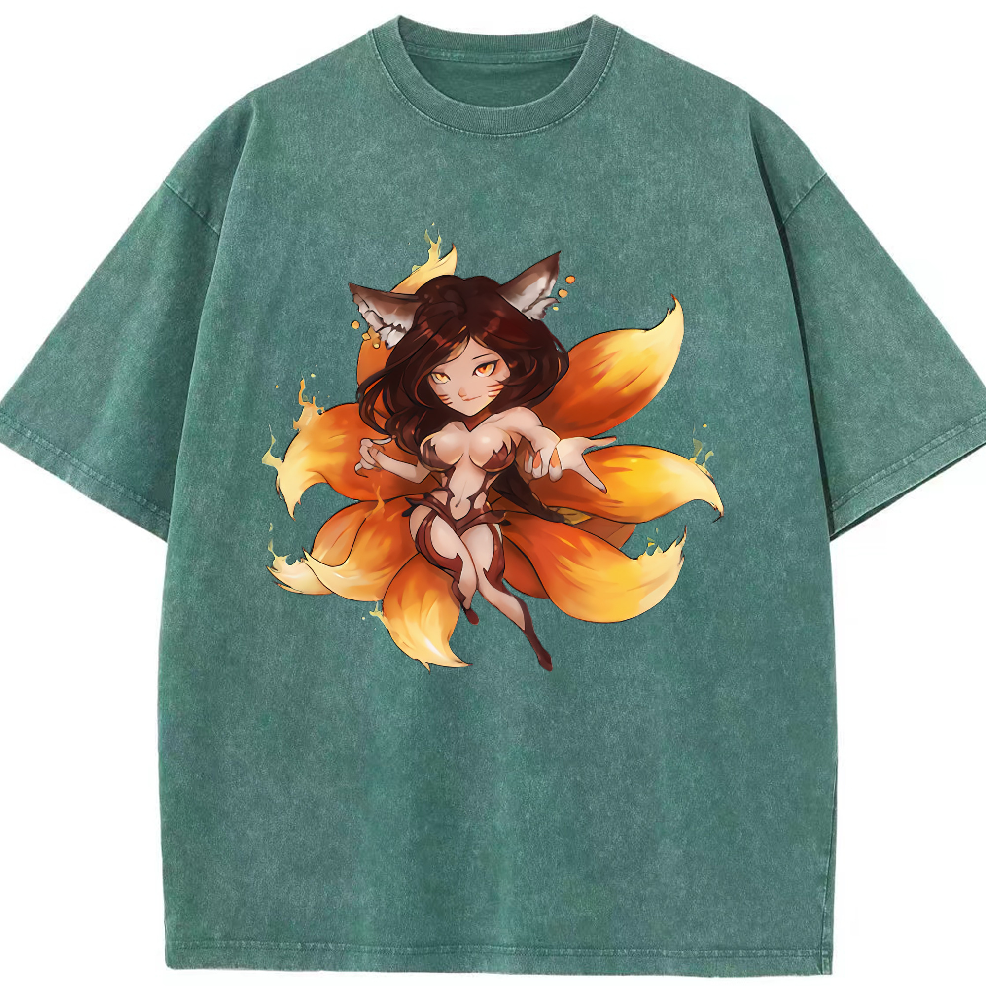 リーグ・オブ・レジェンド League of Legends LOL 綿100% ヴィンテージ風 半袖Tシャツ（フロントプリント）